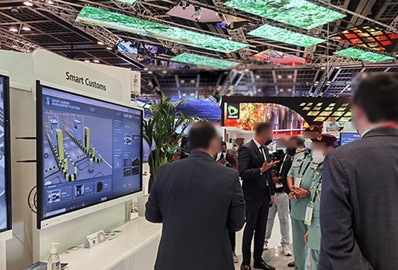 888官网科技产品亮相中东GITEX 2021展会