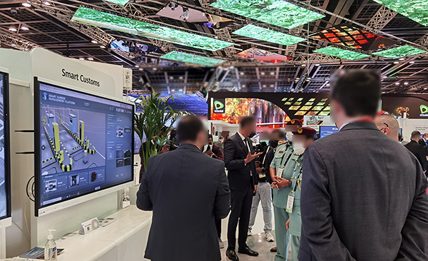 888官网科技产品亮相中东GITEX 2021展会